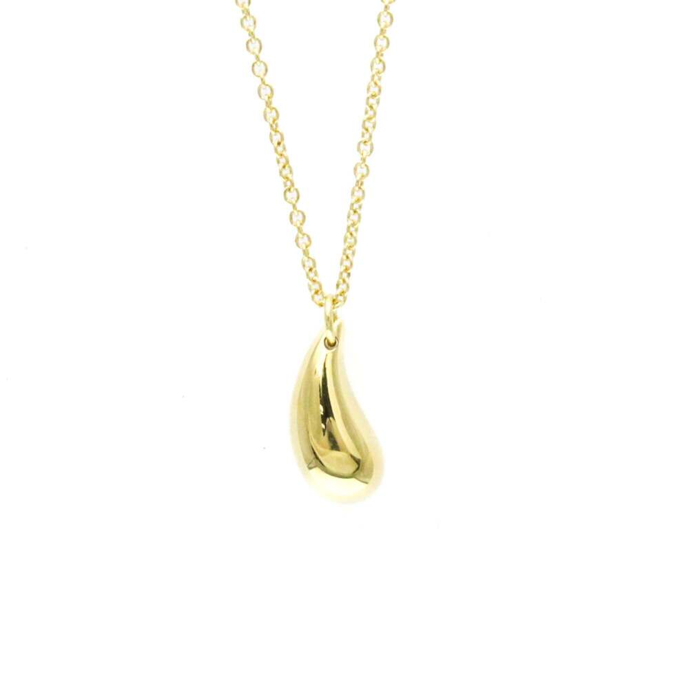 TIFFANY 18k Gold Teardrop Necklace - Picture 2 of 14